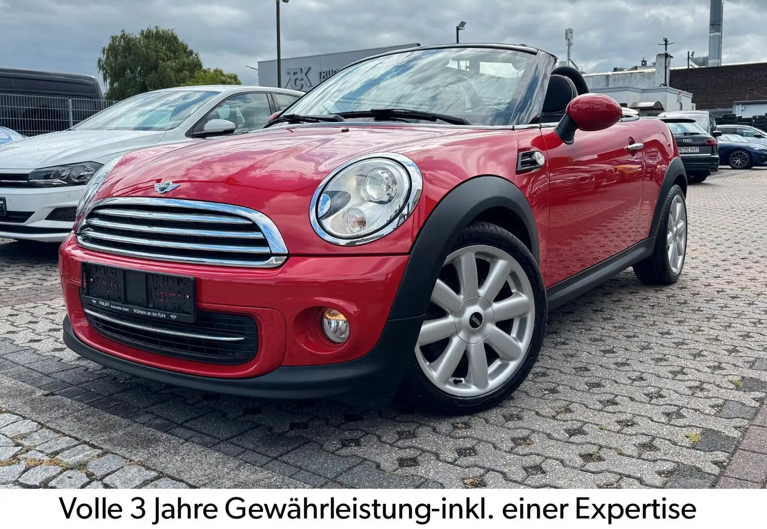 MINI Cooper Roadster COOPER *CABRIO* 2HAND-NAVI-LEDER-XENON-PDC-SHZ- Rot - 1