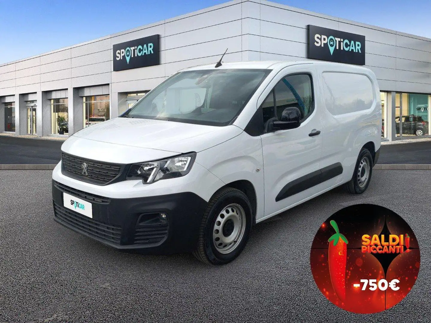 Peugeot Partner 50kwH 136cv L2 Premium Blanc - 1