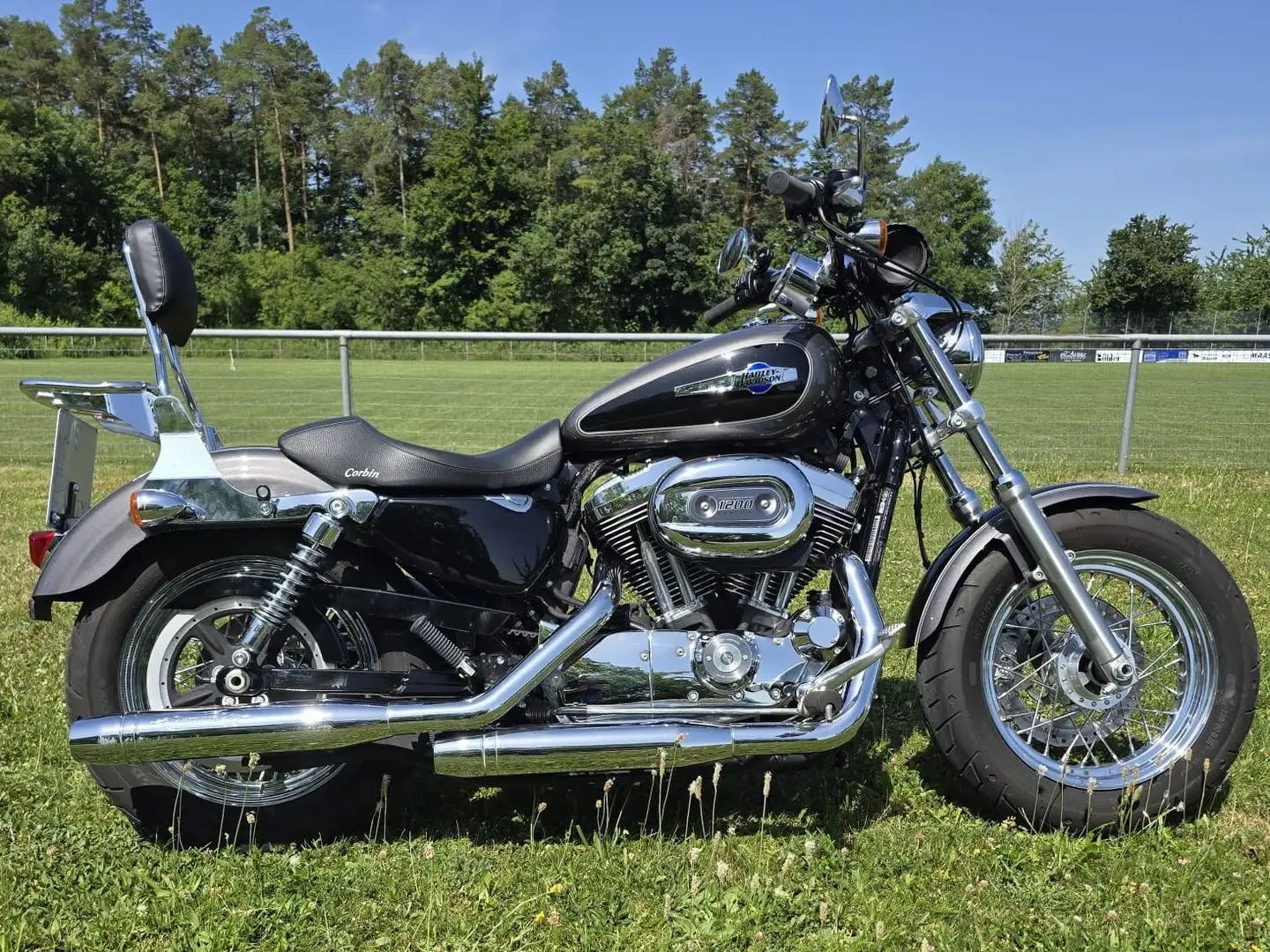 Harley-Davidson 1200 Custom Sportster XL Custom Schwarz - 1