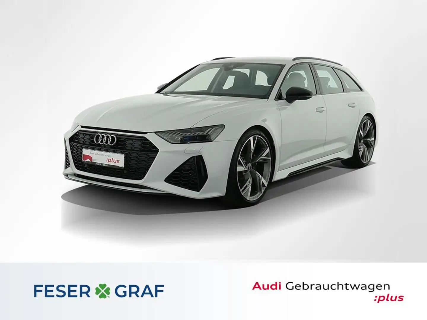 Audi RS6 Avant 4.0 TFSI HD Matrix/B&O/Dynamik-P/22" Weiß - 1