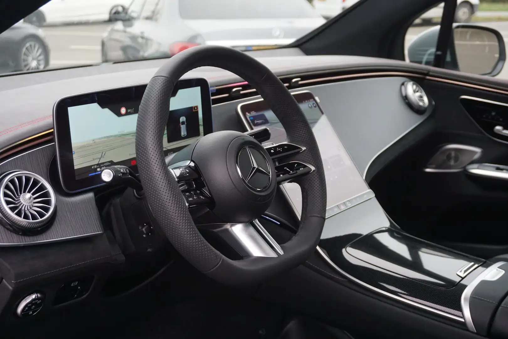 Mercedes-Benz EQE SUV 350 + l AMG Line 91 kWh MBUX 2024 l Airmatic l Ach Grau - 2