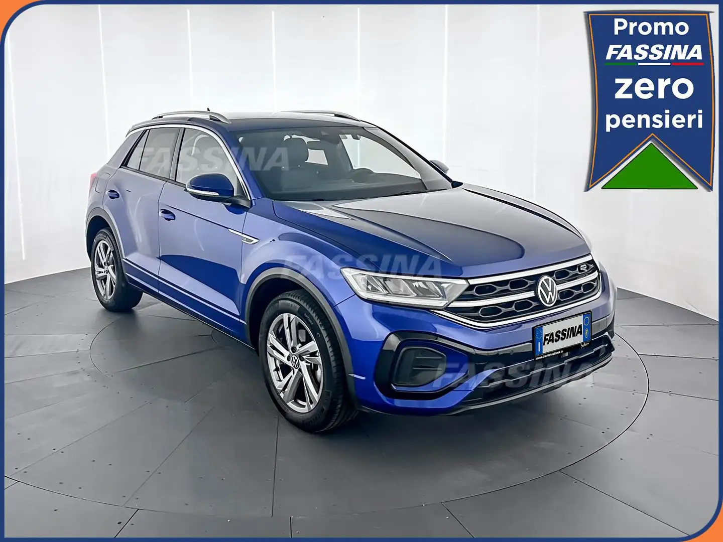 Volkswagen T-Roc 1.5 TSI ACT R-Line Azul - 1