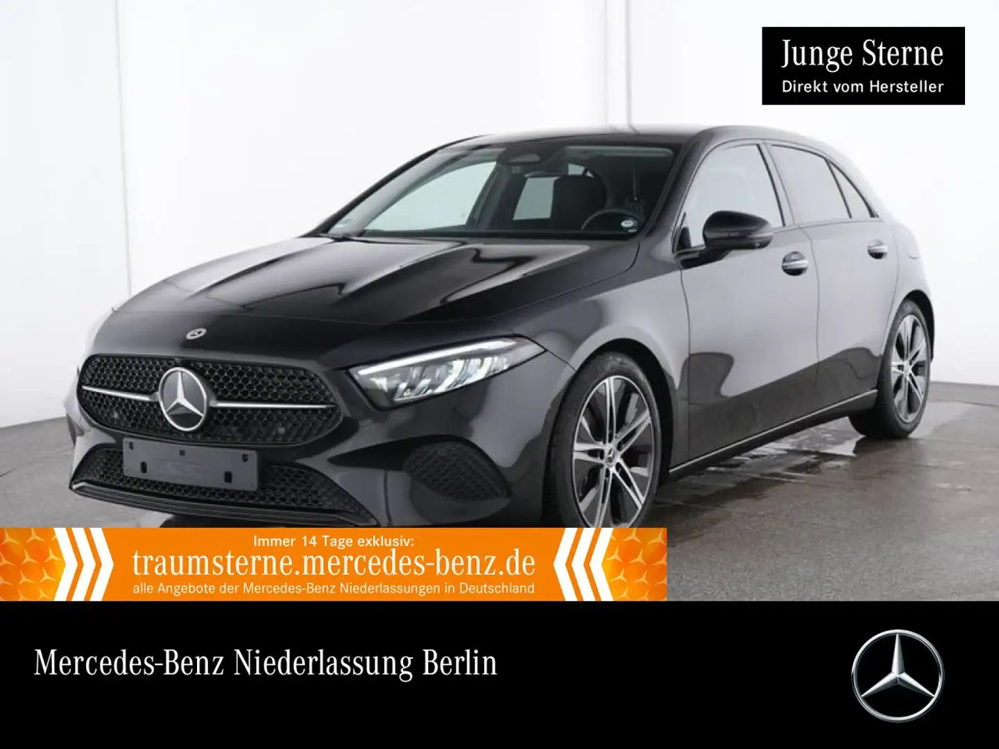 Mercedes-Benz A 200 d PROGRESSIVE+NIGHT+360°+LED+TOTW+KEYLESS Schwarz - 1