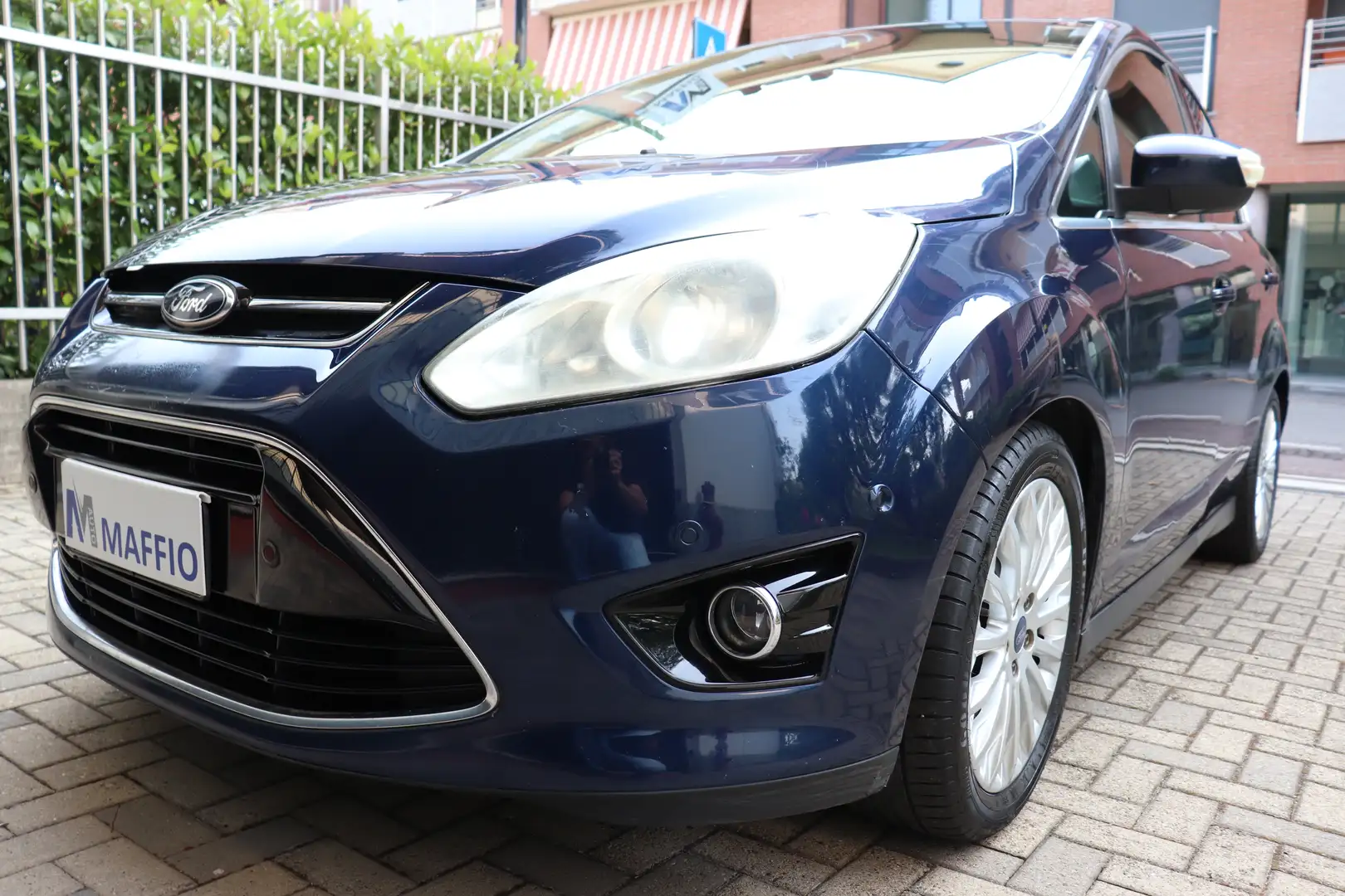 Ford C-Max 1.6 TDCI TITANIUM 115CV DPF+S.PARCHEGGIO+PARK ASSI Blu/Azzurro - 2