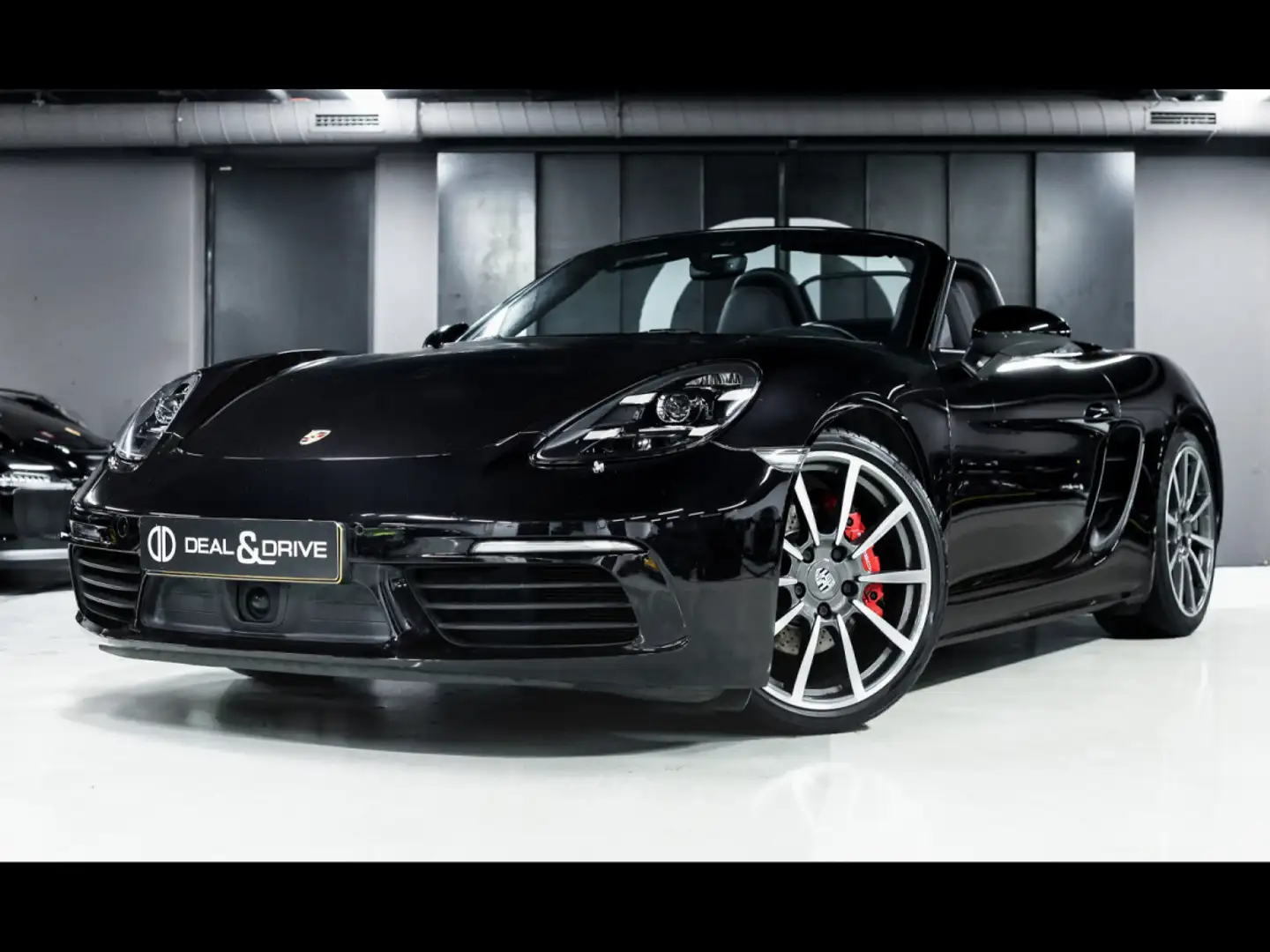 Porsche Boxster 718 S 2.5 PDK°CHRONO°18W°BOSE°ABGAS°ACC°PDLS+ Schwarz - 1