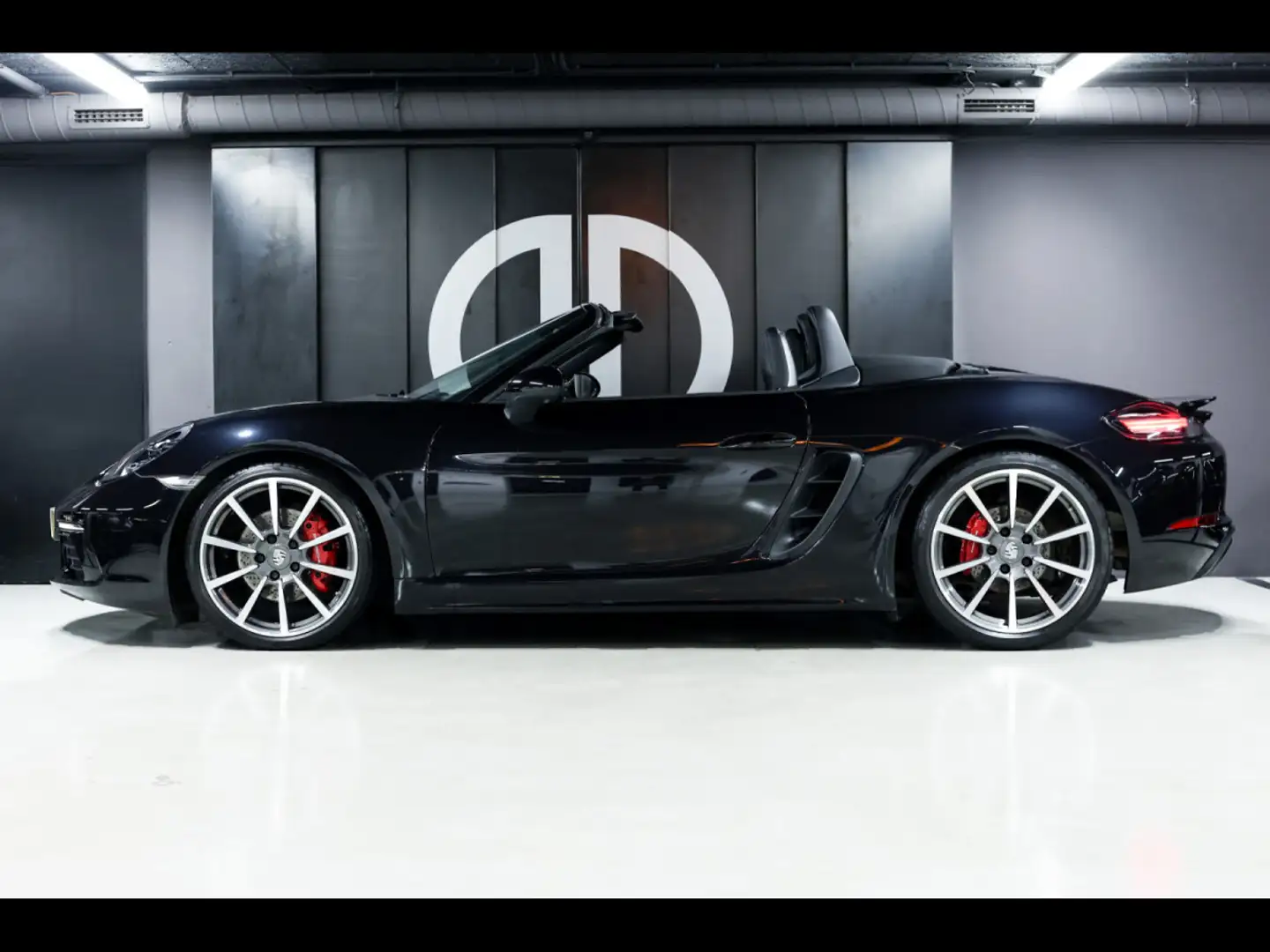Porsche Boxster 718 S 2.5 PDK°CHRONO°18W°BOSE°ABGAS°ACC°PDLS+ Schwarz - 2