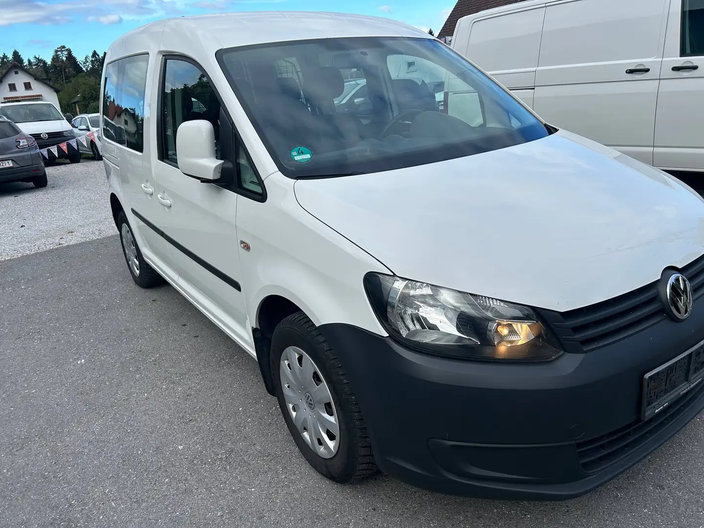 Volkswagen Caddy Trendline EcoFuel Weiß - 2