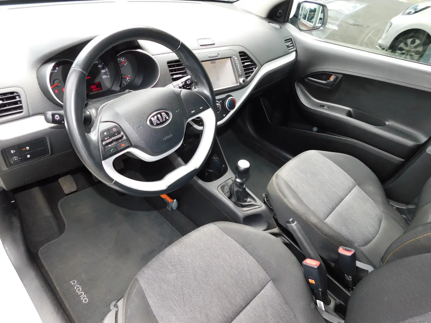 Kia Picanto 1.0CVVT EconomyPlusLine! All-in Prijs! Wit - 2