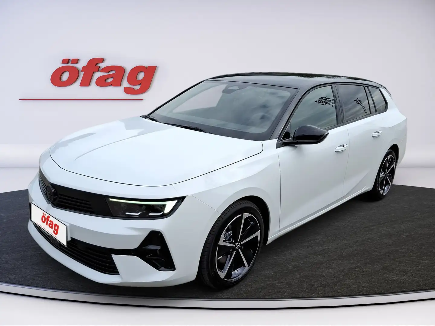 Opel Astra ST 1.2 Turbo GS Aut. Weiß - 1