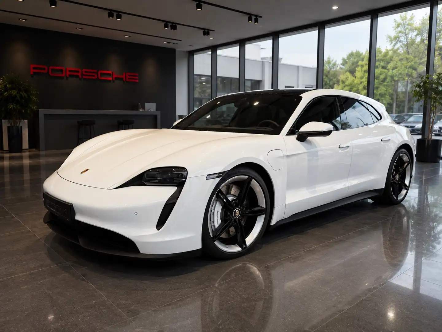 Porsche Taycan 4 S Sport Turismo 100 Kwh  Aut. Weiß - 1