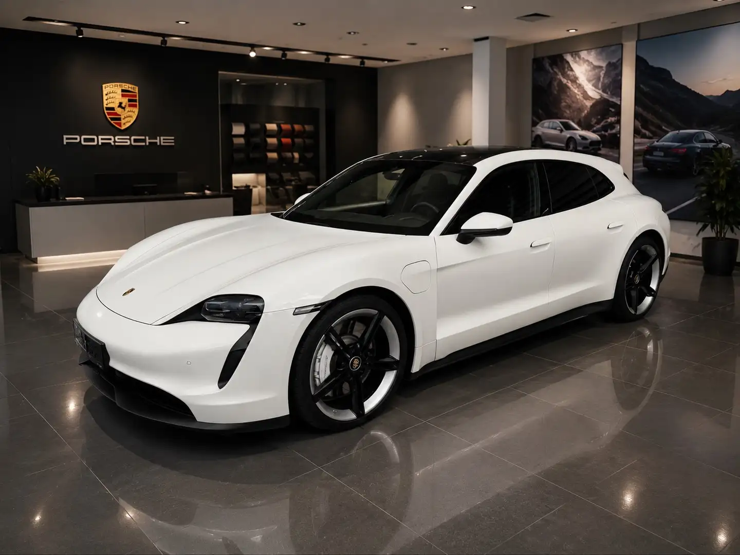 Porsche Taycan 4 S Sport Turismo 100 Kwh  Aut. Weiß - 2