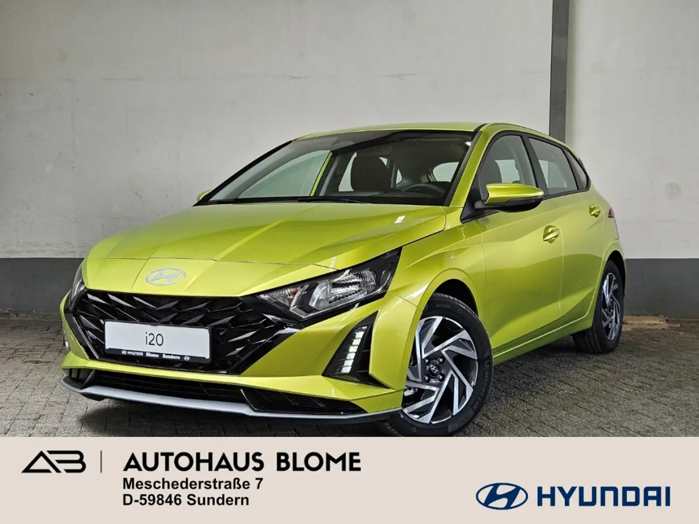 Hyundai i20 1.0 T-GDI TREND, Navi, Kamera, CarPlay, PDC, SHZ, Jaune - 1