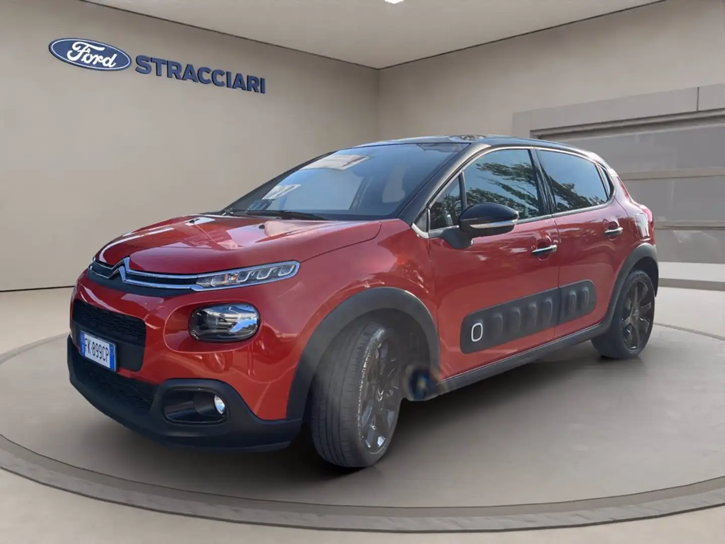 Citroen C3 1.6 bluehdi Shine s&s 100cv Rood - 1