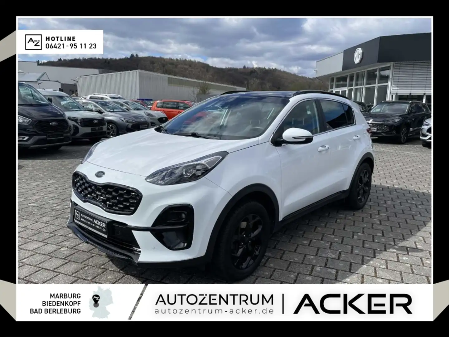 Kia Sportage 1.6 GDI 2WD Black Edition PSD ACC RFK Blanc - 1