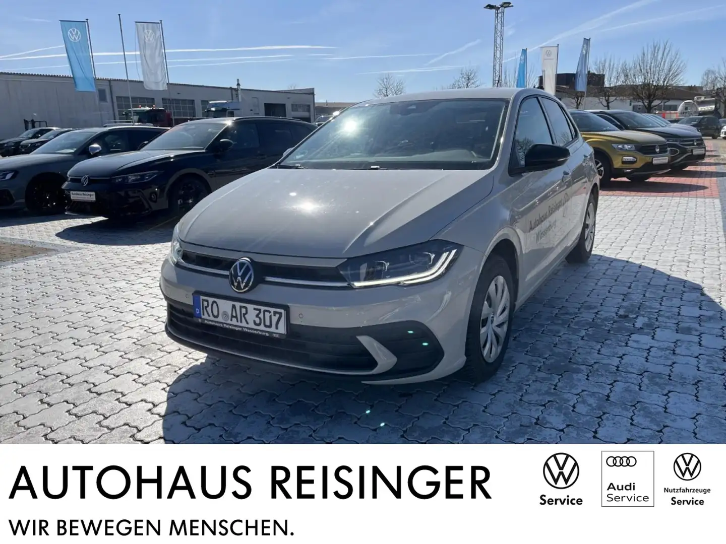 Volkswagen Polo 1.0 TSI Move (IQLight,NAVI,RearView) Klima Navi Grau - 1
