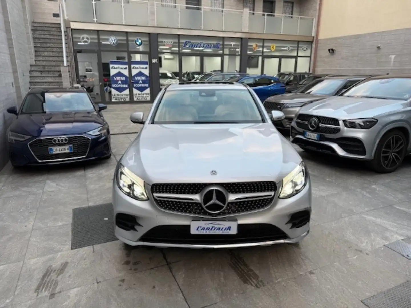 Mercedes-Benz GLC 350 e 4Matic Coupé Premium TETTO PANORAMICO Argent - 2