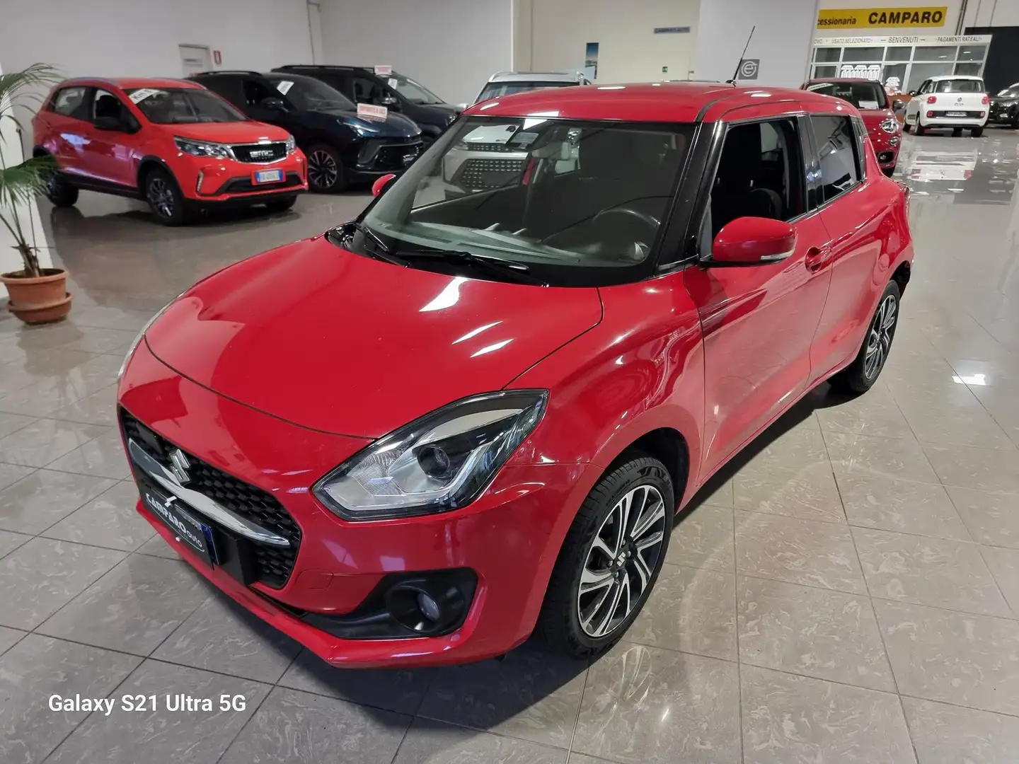 Suzuki Swift 1.2h Top 4wd allgrip OK NEOPATENTATI Rosso - 1