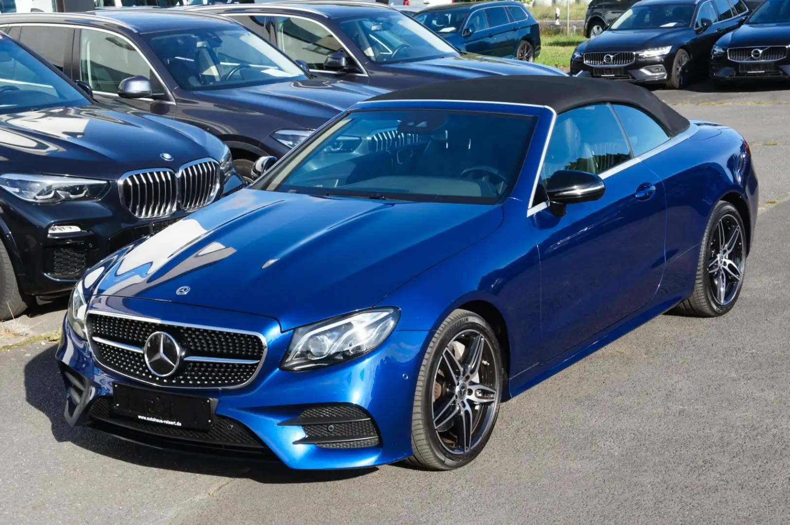 Mercedes-Benz E 350 Cabrio AMG Line*ACC*NIGHT*AIRSCARF/CAP*WOW Bleu - 1