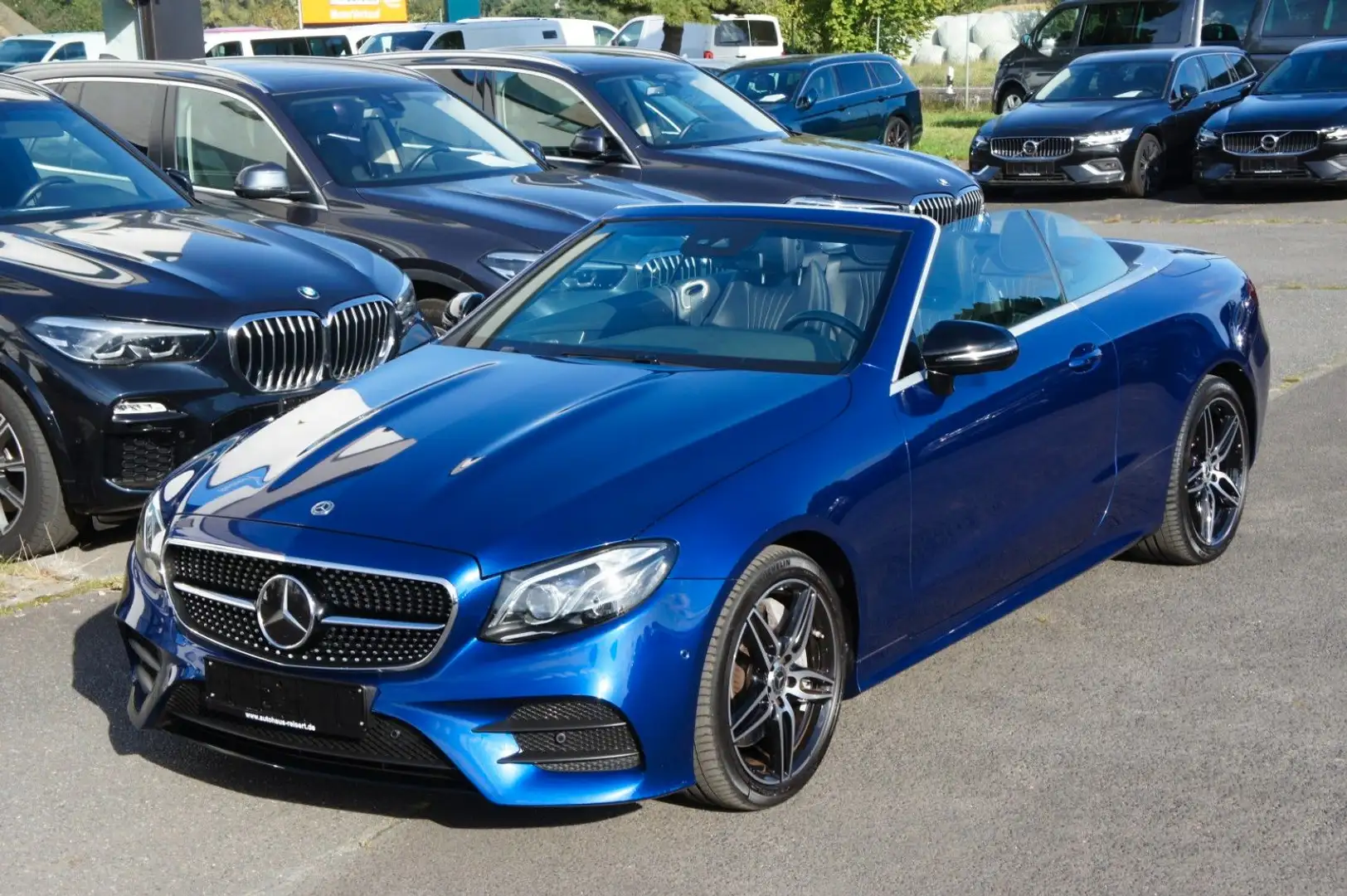 Mercedes-Benz E 350 Cabrio AMG Line*ACC*NIGHT*AIRSCARF/CAP*WOW Bleu - 2