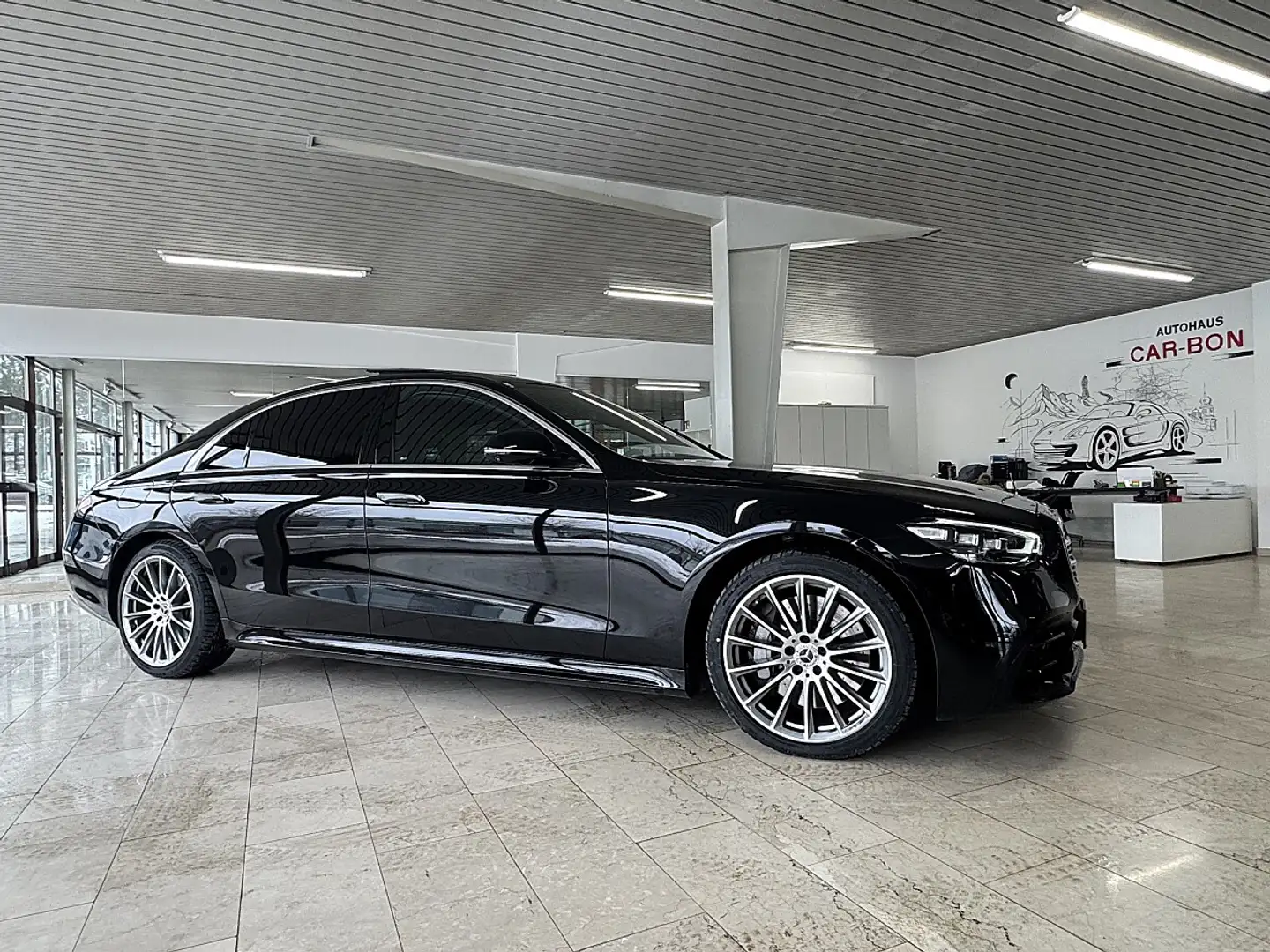 Mercedes-Benz S 350 d lang 4MATIC Aut. AMG Schwarz - 2
