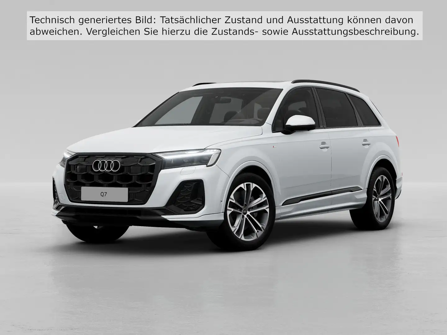 Audi Q7 45 TDI Q 2x S LINE 7-SITZE PANO ALLRADLENK Hu Weiß - 2