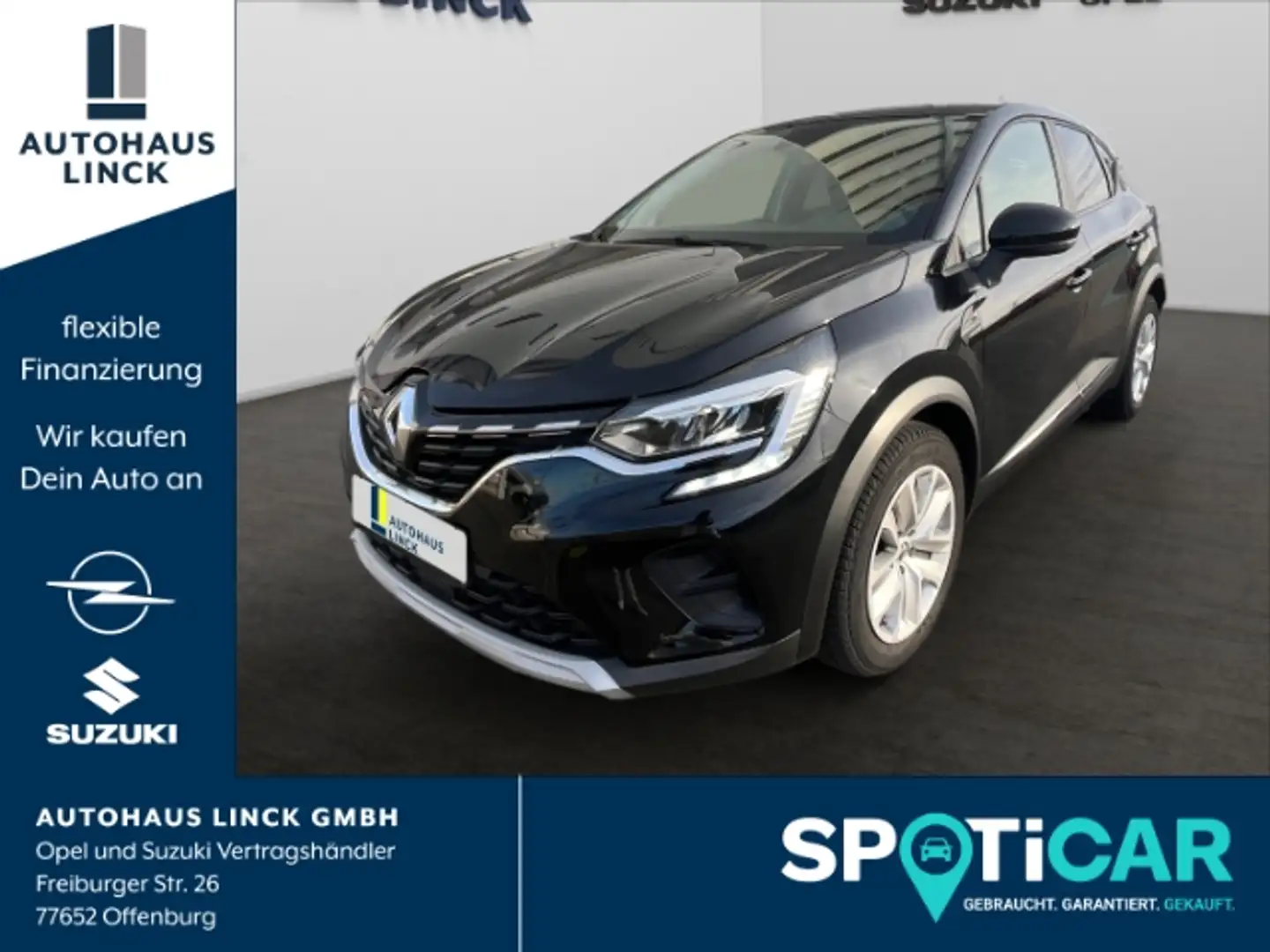 Renault Captur II Experience LED Parkpilot Noir - 1