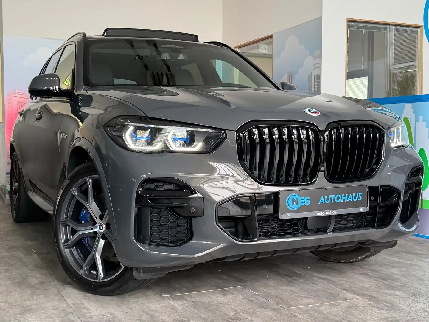 BMW X5 45e xD*ACC*M SPORT*PANO*360*LASER*H/K*KEY*21' Gris - 2