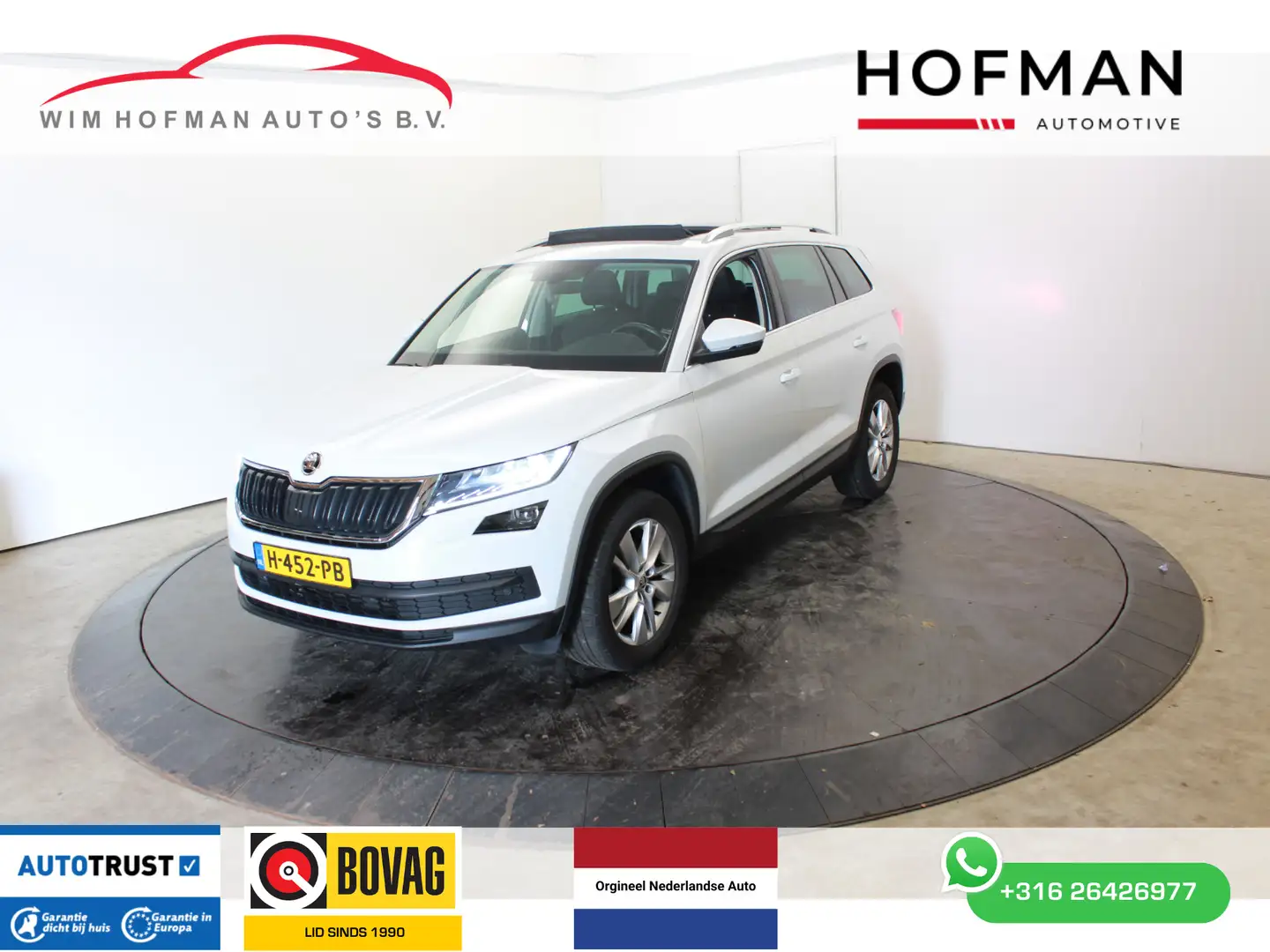 Skoda Kodiaq 1.5 TSI Style 7p Mem Seats Groot Navi EL Trekh+aKl Blanc - 1