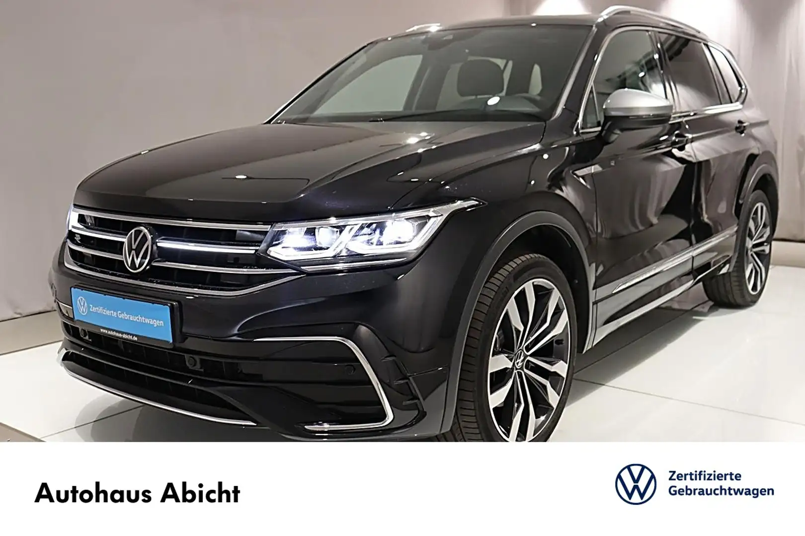 Volkswagen Tiguan Allspace 2.0 TDI R-Line AHK ACC KAMERA Klima Navi Schwarz - 1