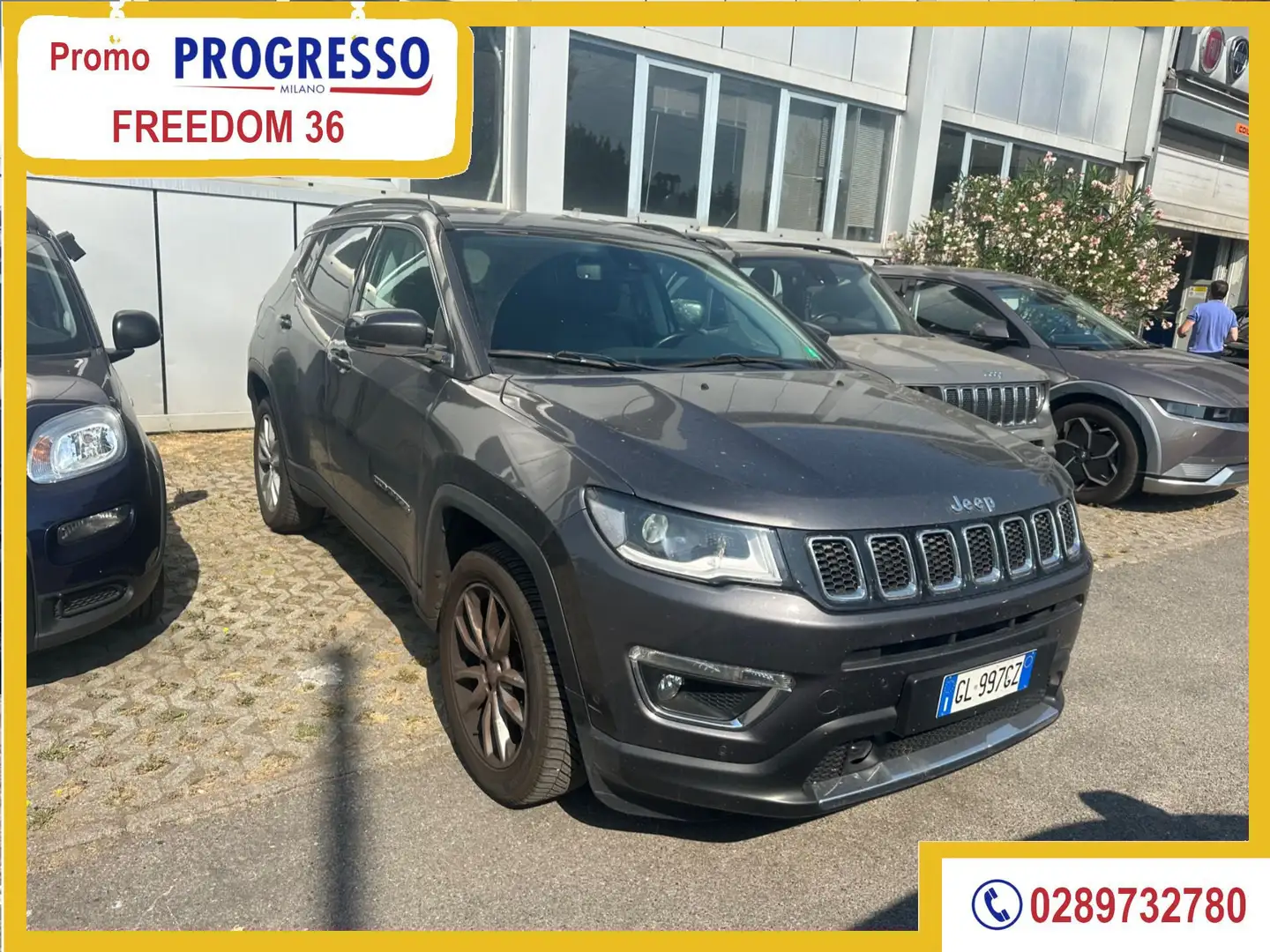 Jeep Compass 1.3 Turbo T4 150 CV aut. 2WD Limited Gris - 1