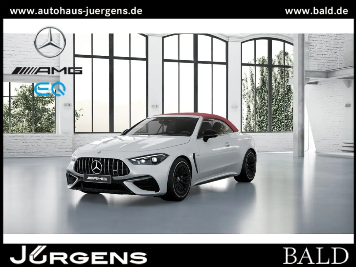 Mercedes-Benz CLE 53 AMG 4M+ Cabrio AHK/Night/Distr/Memo/20' Weiß - 1