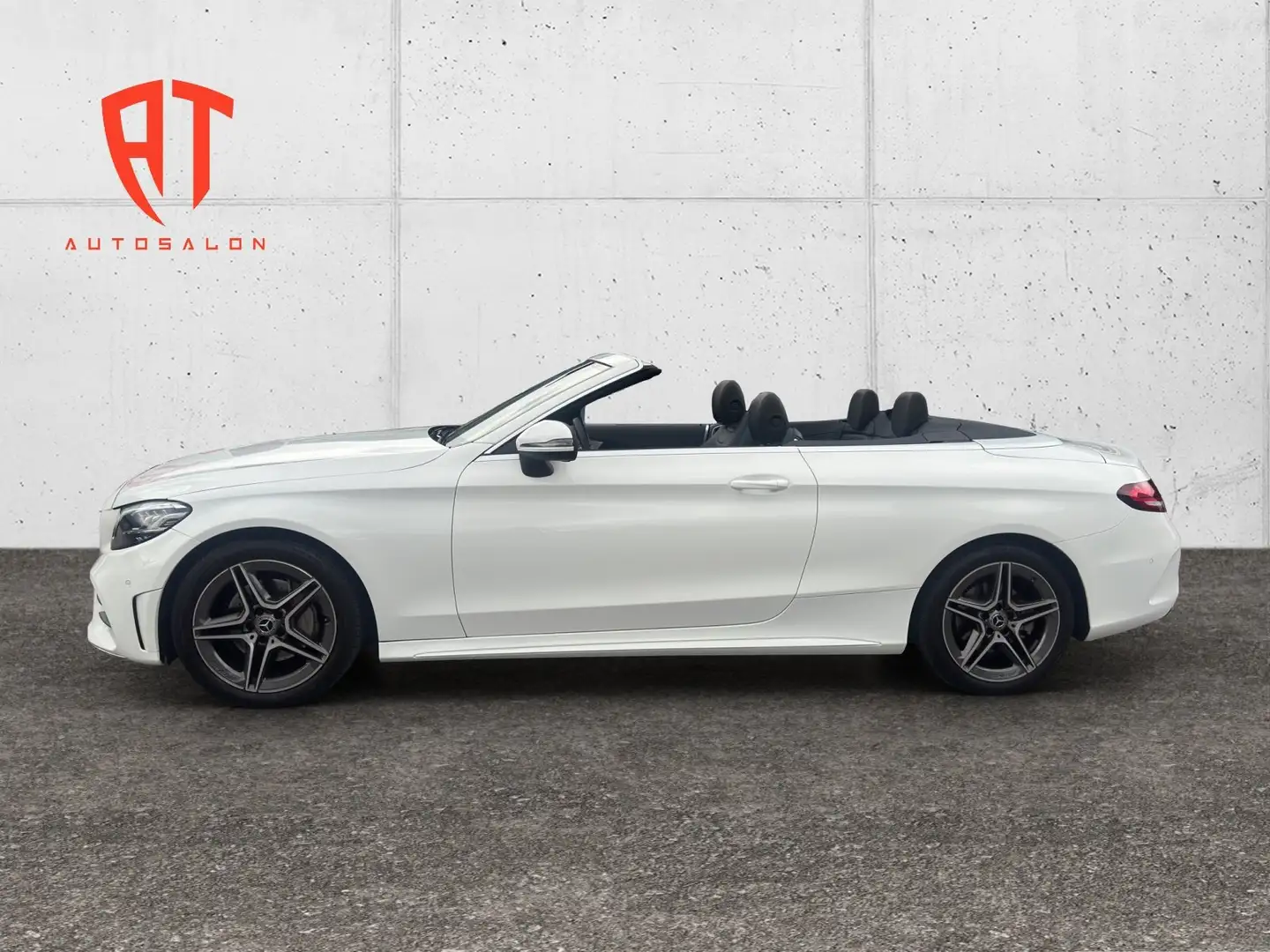 Mercedes-Benz C 200 CABRIO 9G-TRONIC AMG-Line Blanc - 2