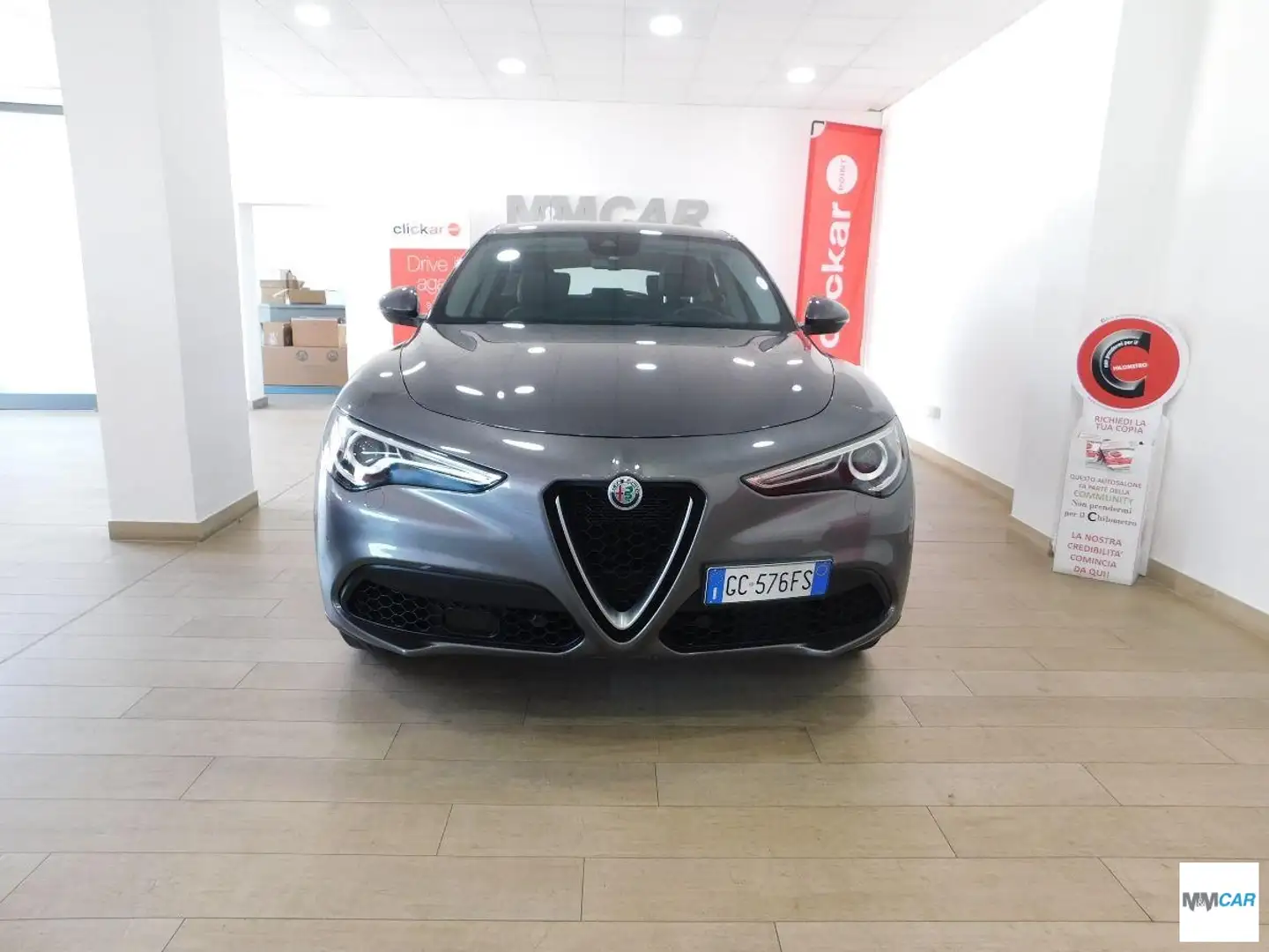 Alfa Romeo Stelvio 2.2 T.diesel 190 CV AT8 Q4 Bus. Grigio - 2