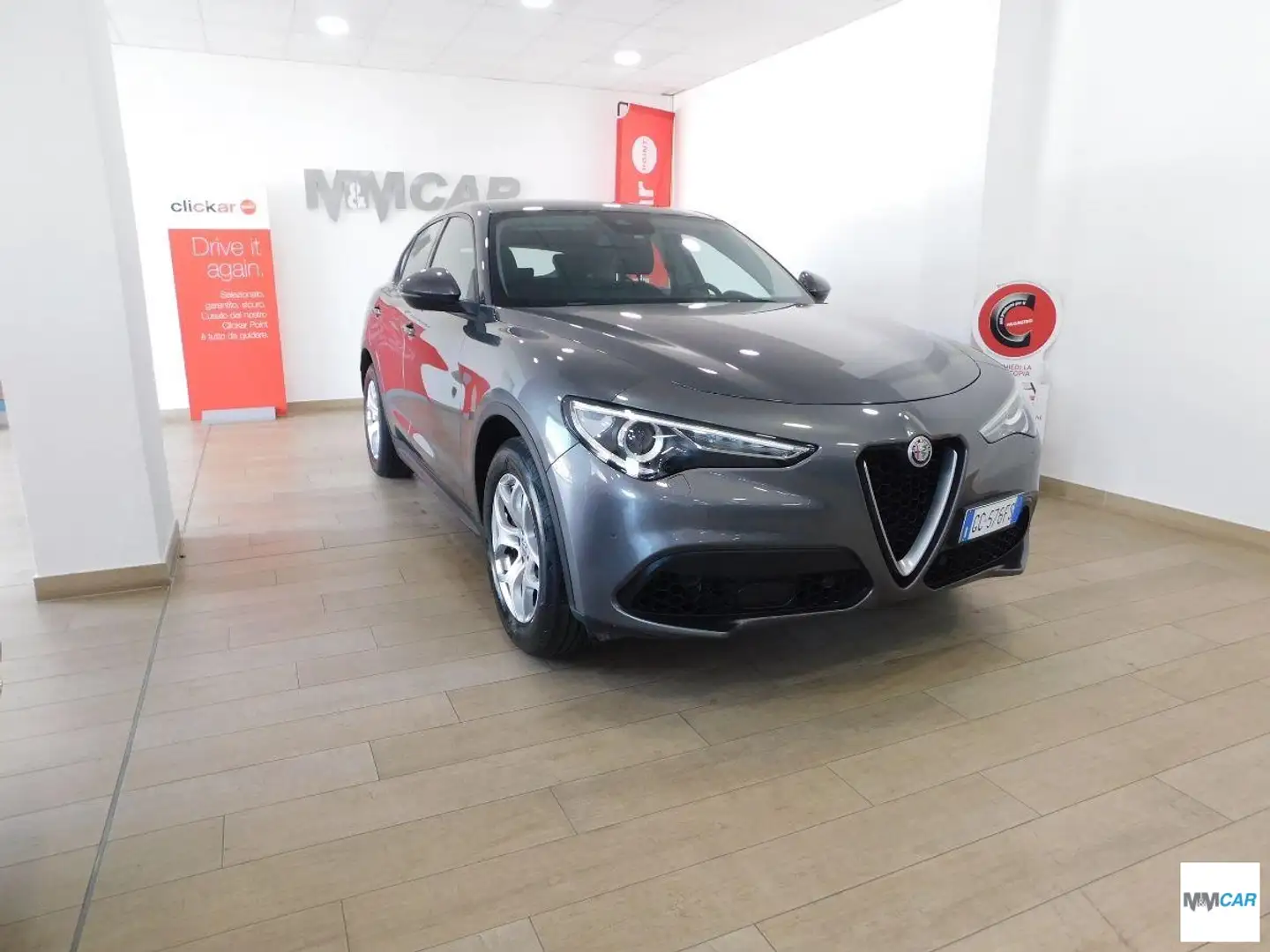 Alfa Romeo Stelvio 2.2 T.diesel 190 CV AT8 Q4 Bus. Grigio - 1