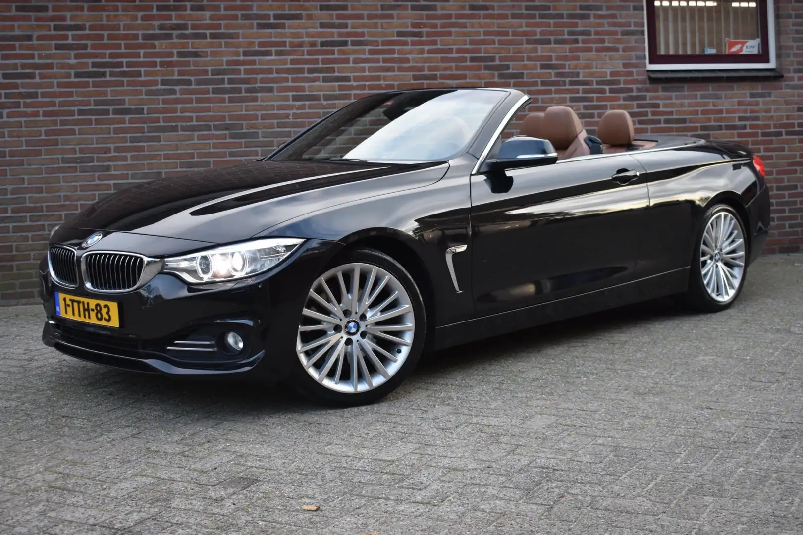 BMW 428 4-serie Cabrio 428i High Executive '14 Xenon Leder Zwart - 1