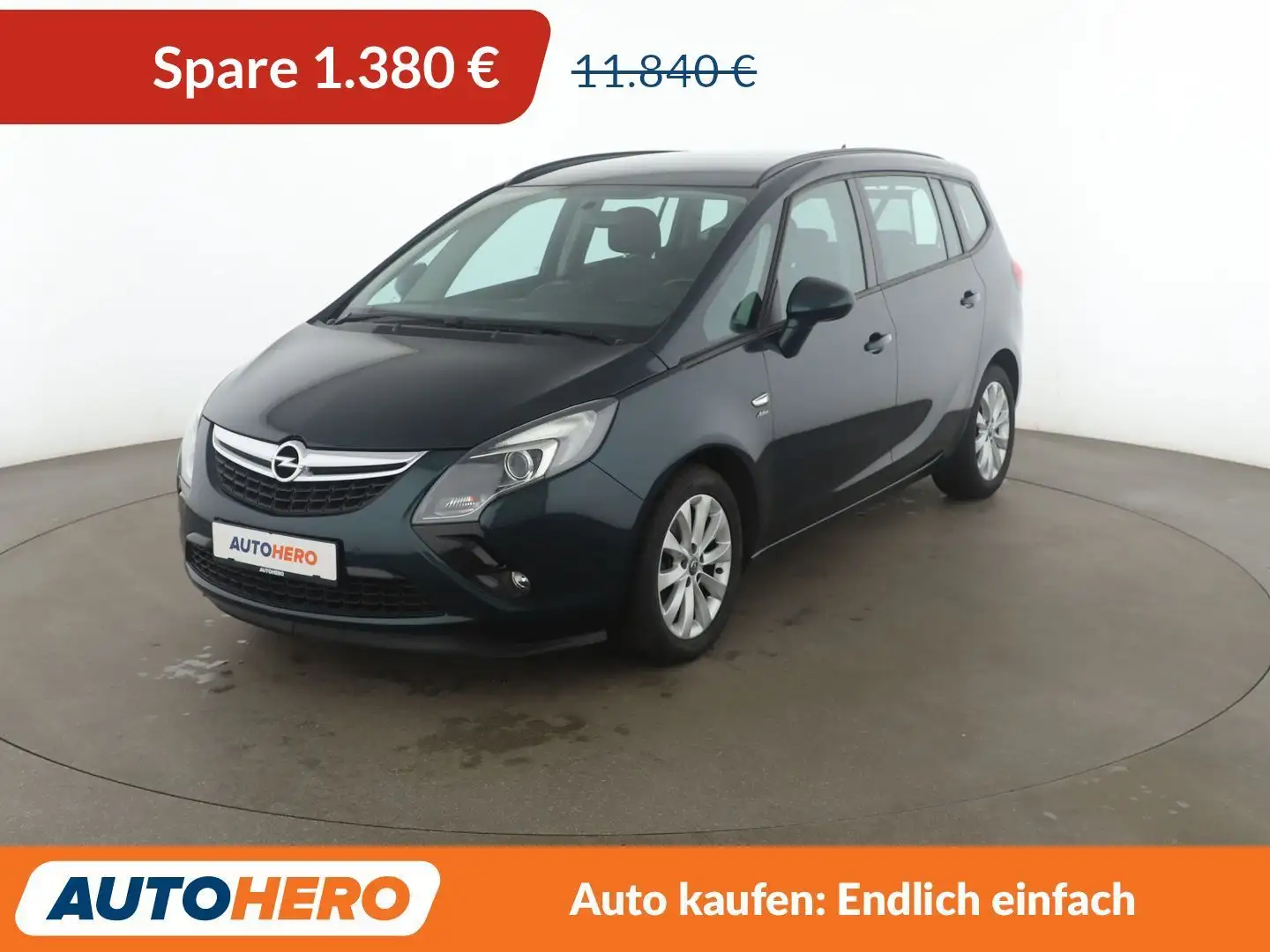 Opel Zafira Tourer 1.6 CDTI DPF Active*NAVI*PDC*SHZ*AHK*KLIMA* Zöld - 1