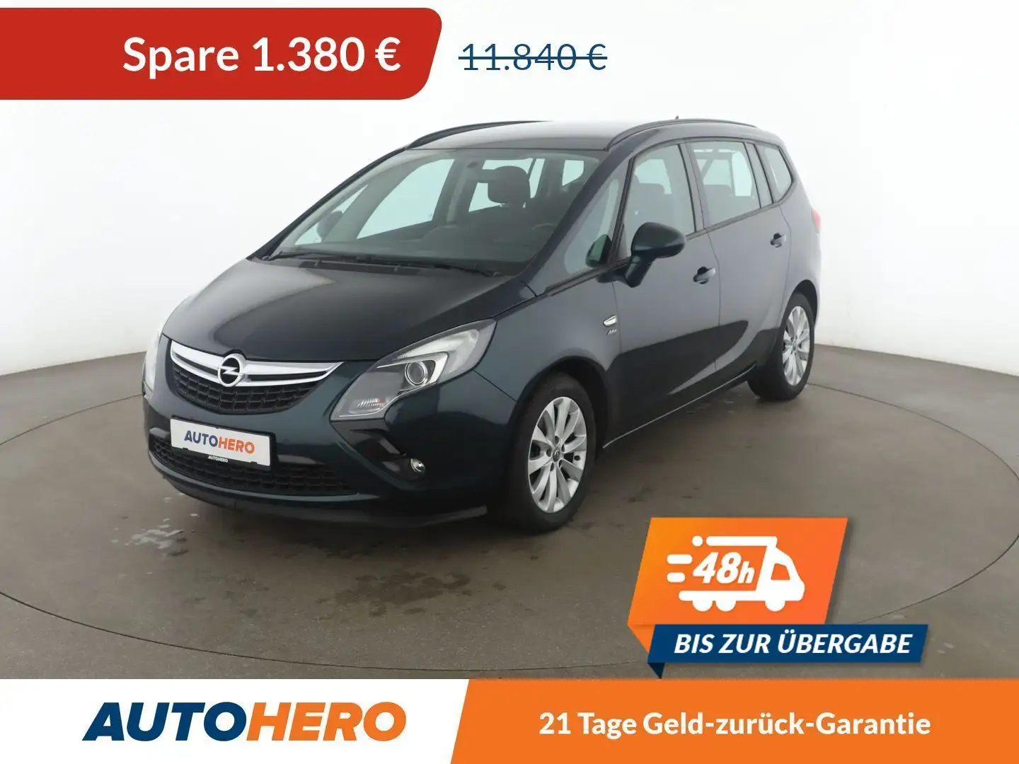 Opel Zafira Tourer 1.6 CDTI DPF Active*NAVI*PDC*SHZ*AHK*KLIMA* Grün - 1