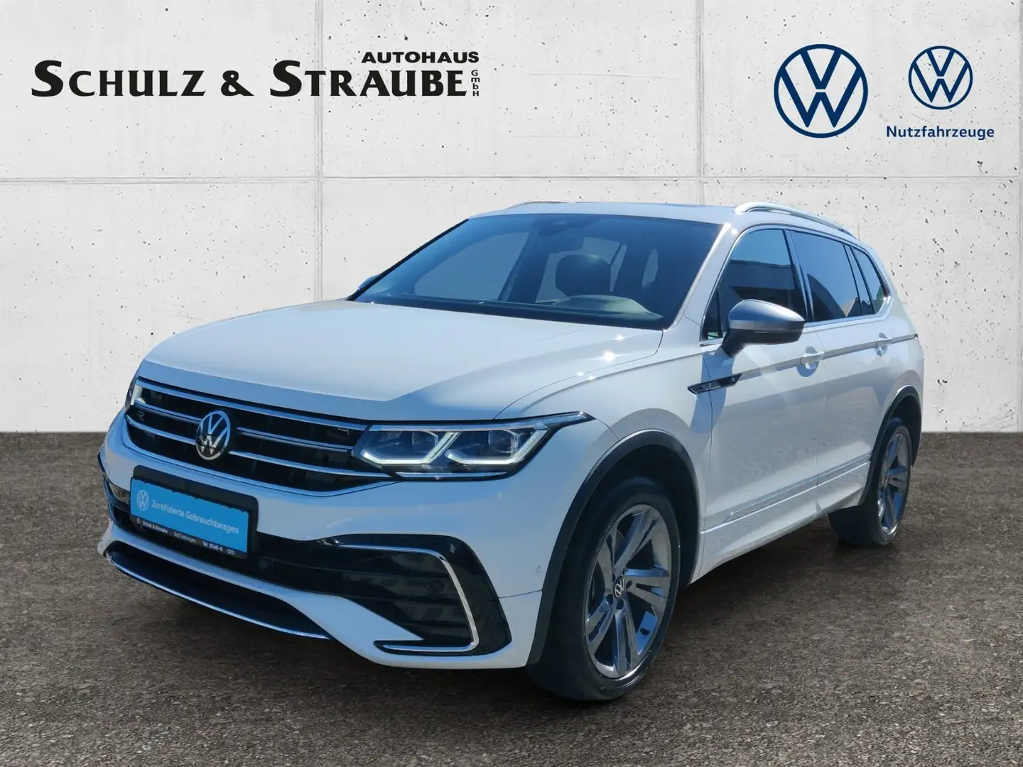 Volkswagen Tiguan Allspace 2.0 TSI R-Line 4Motion (EURO 6d) KLIMA LED NAVI A Weiß - 2