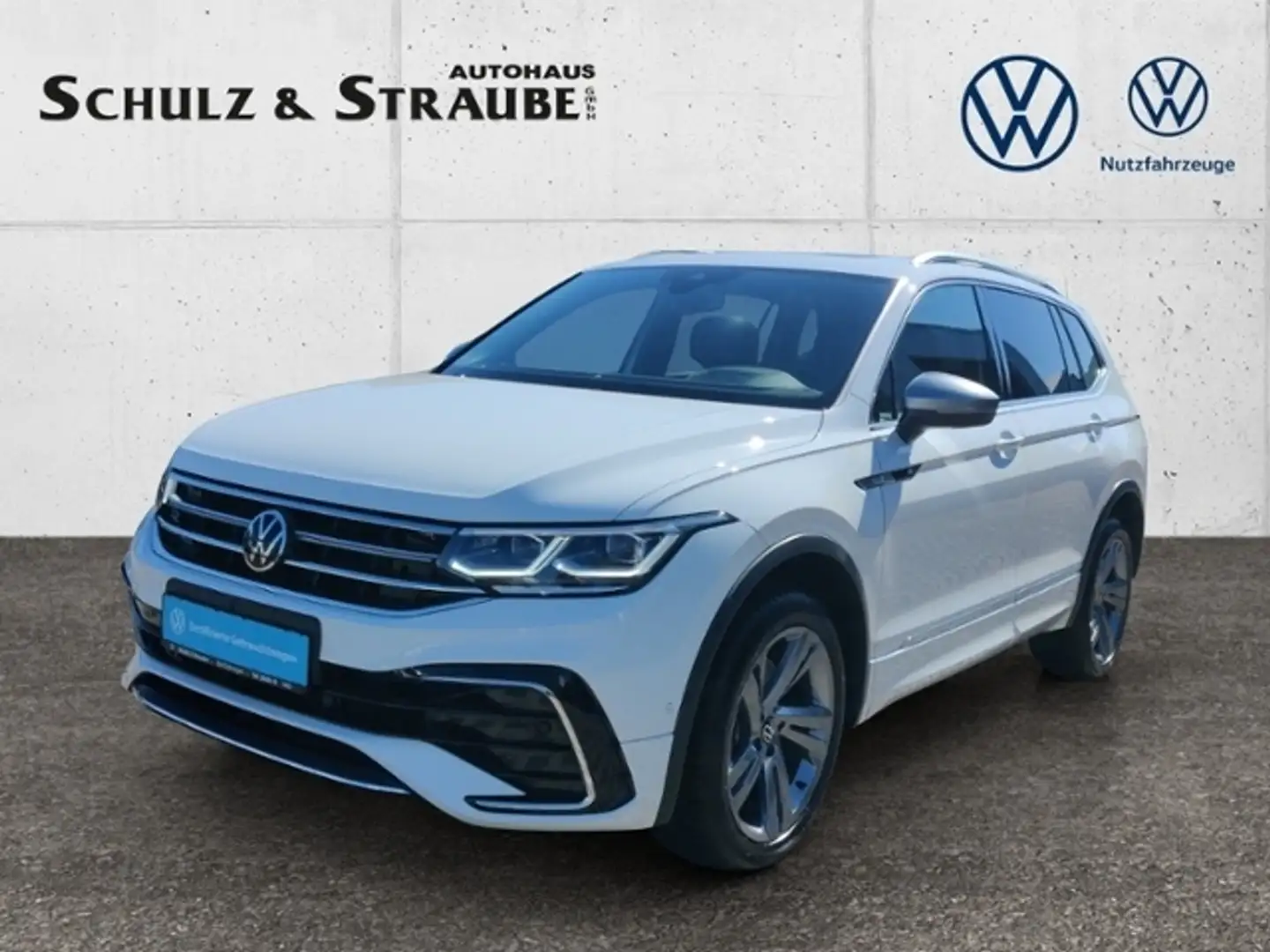 Volkswagen Tiguan Allspace 2.0 TSI R-Line 4Motion (EURO 6d) KLIMA LED NAVI A Weiß - 1