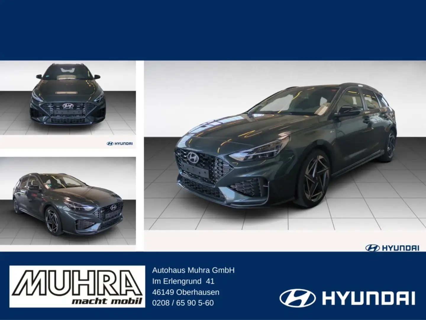 Hyundai i30 KOMBI 1.5 N LINE 7-DCT PANORAMA NAVI LED 18" Schwarz - 1