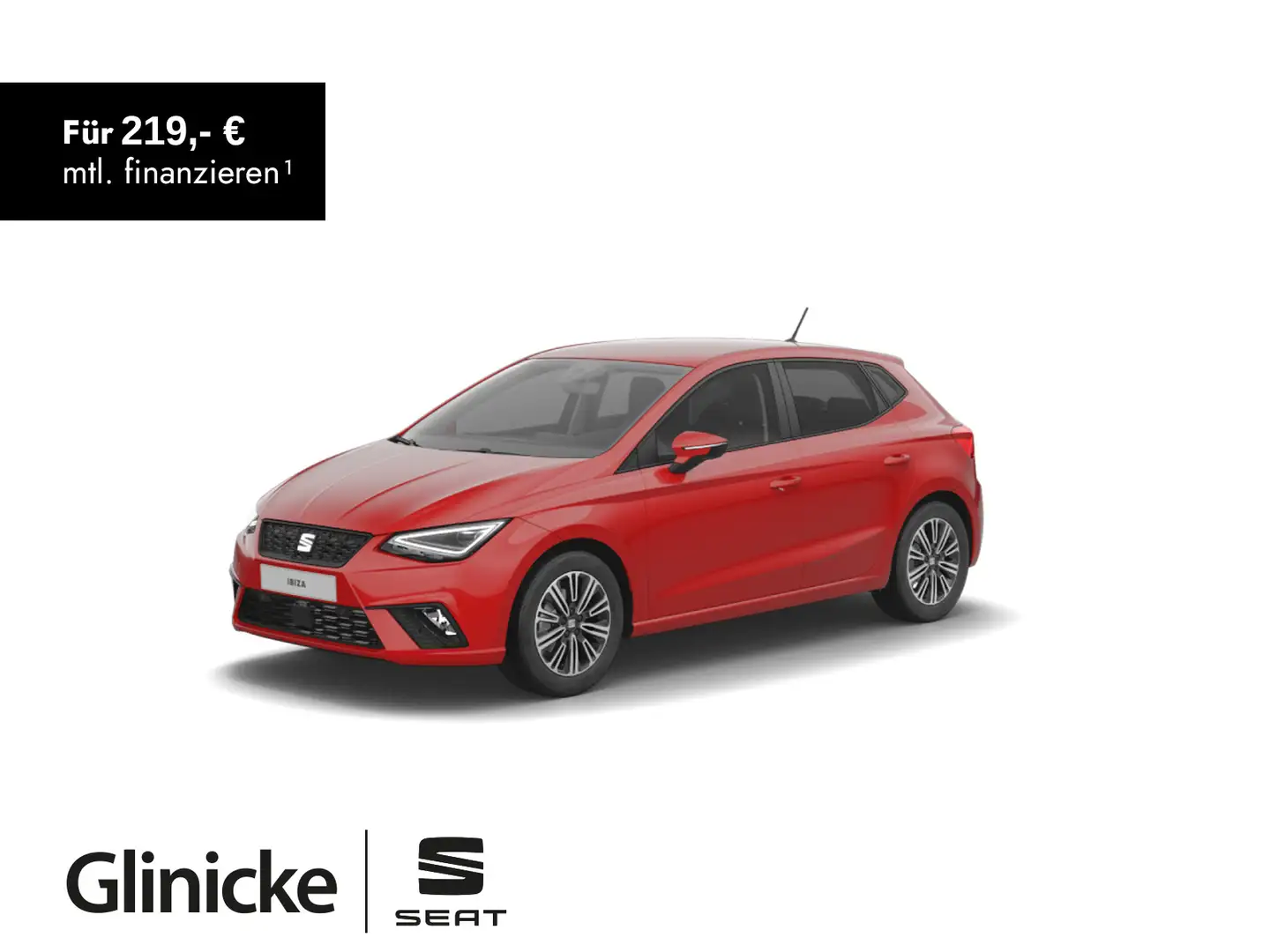SEAT Ibiza 1.0 TSI DSG RüKa Klima PDC LED Rot - 1