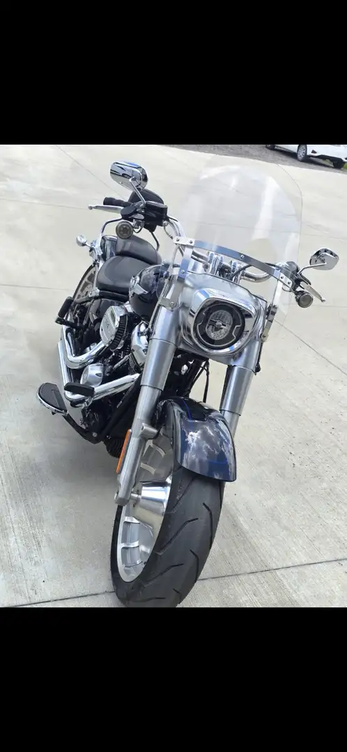 Harley-Davidson Fat Boy Abs combinat,tempomat, Azul - 1