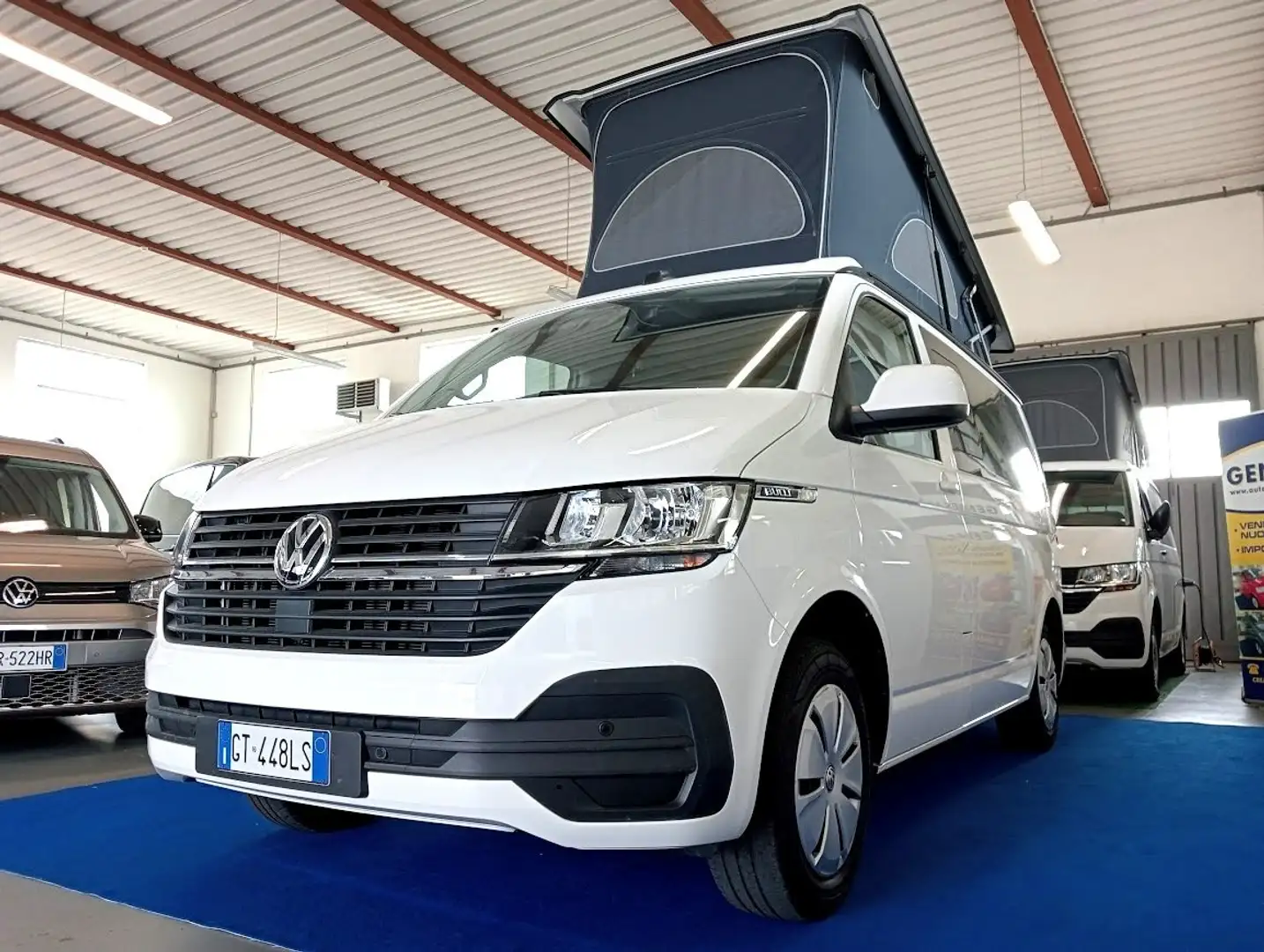 Volkswagen T6 California T6.1 BEACH CAMPER 2.0 TDI GANCIO FIAMMA CUCINA Bianco - 1
