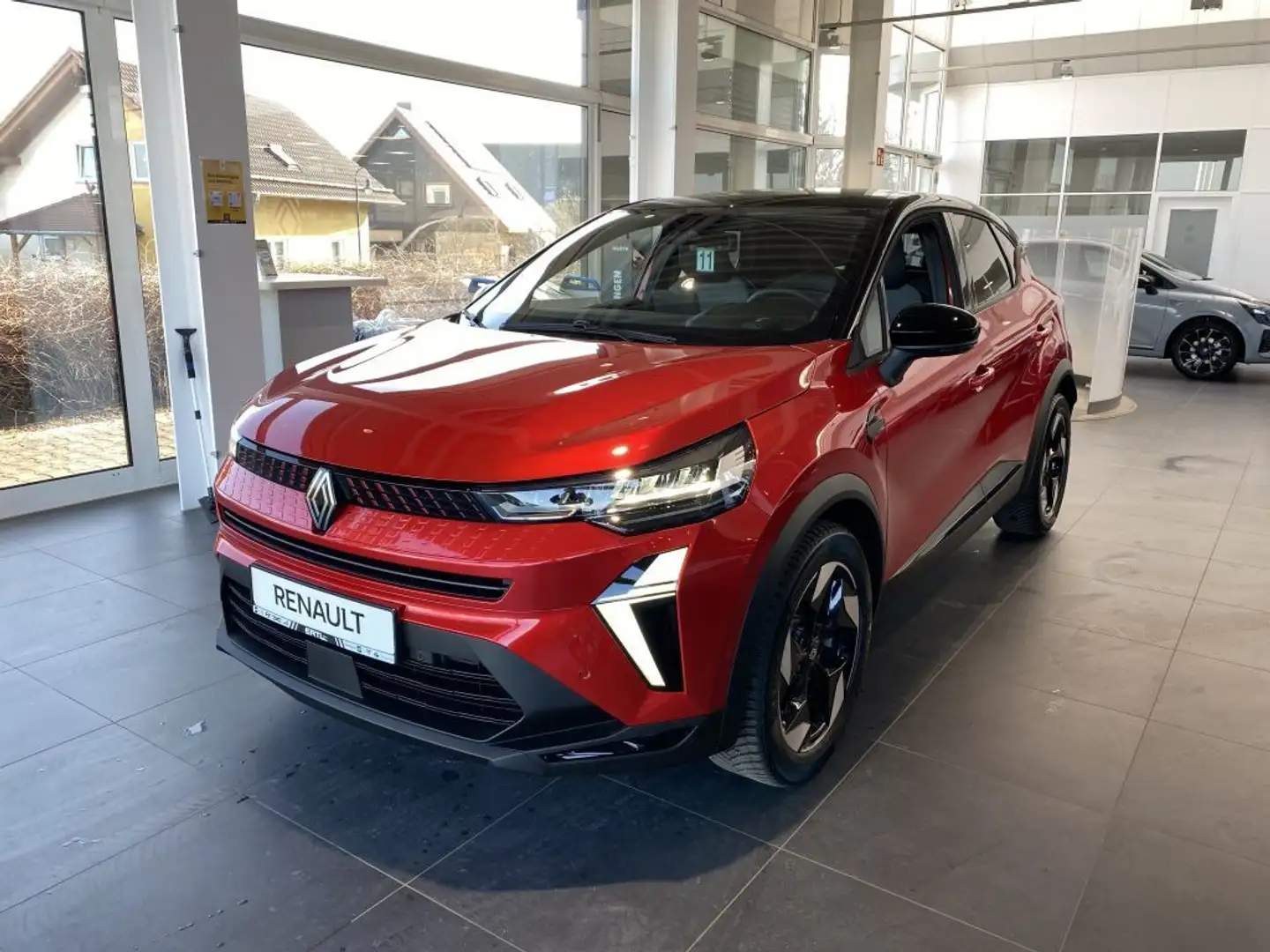Renault Captur Techno Mild Hybrid 160 EDC Rot - 1