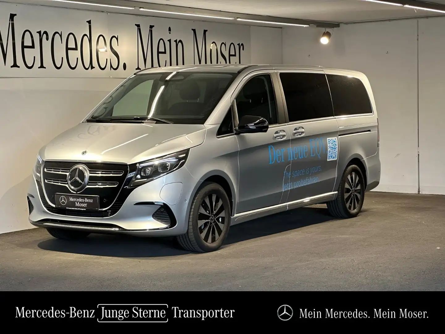 Mercedes-Benz EQV 300 AVANTGARDE Lang Argent - 1