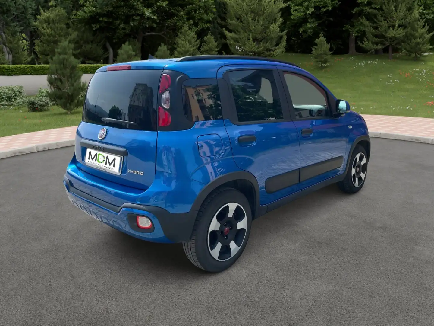 Fiat Panda Panda 1.0 firefly hybrid Cross s Bleu - 2