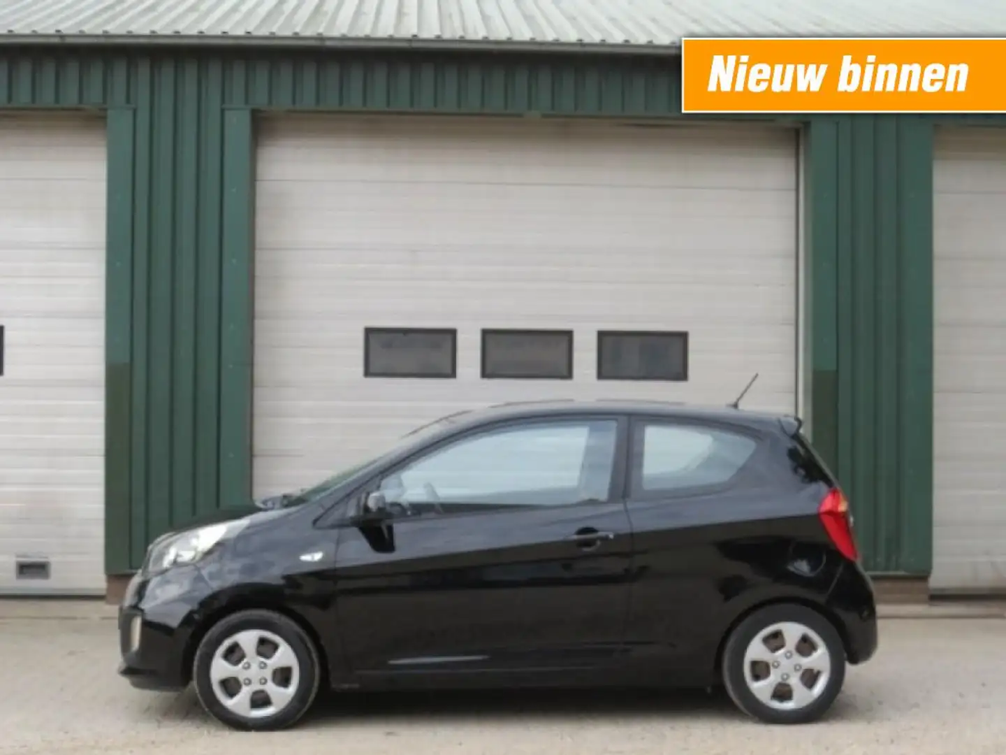 Kia Picanto 1.0 CVVT ISG COMF.P. Zwart - 1