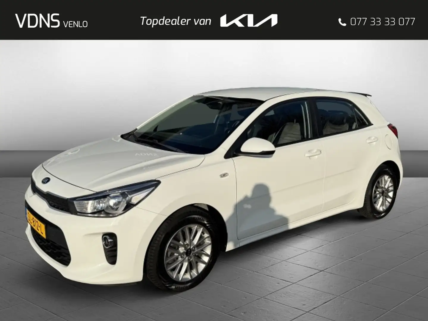 Kia Rio 1.0 TGDI Design Edition + Trekhaak * LAGE KM STAND Wit - 1
