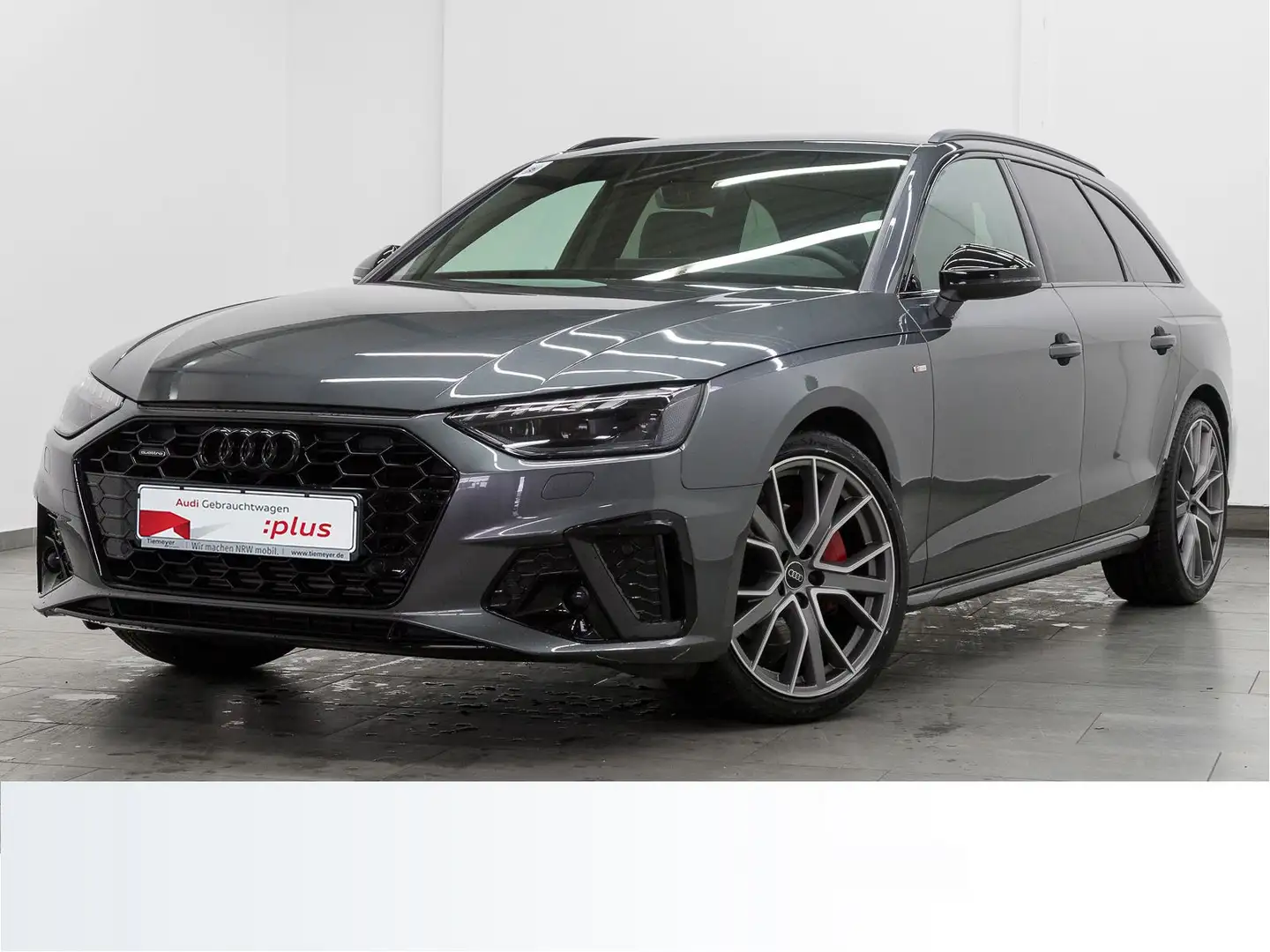 Audi A4 40 TFSI Q 2x S LINE AHK MATRIX LM19 Gris - 2