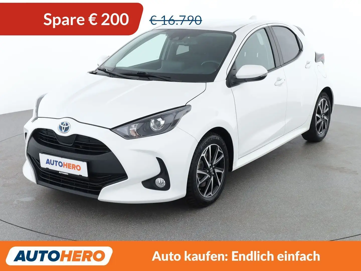 Toyota Yaris 1.5 Hybrid Active Drive Weiß - 1